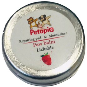 تصویر کرم مراقبت پنجه سگ و گربه پتوپیا با رایحه توت فرنگی ا Petopia Pet Paw Care Cream 15ml Petopia Pet Paw Care Cream 15ml