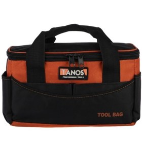 تصویر کیف ابزار تانوس مدل BAG-04 برزنتی ۳۵ سانتی با ۶ عدد محفظه 