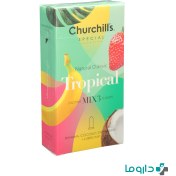 تصویر کاندوم چرچیلز (Churchill's) مدل Natural Classic Tropical بسته 12 عددی بهداشت جنسی