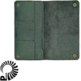 تصویر کیف پول وموبایل سبز 