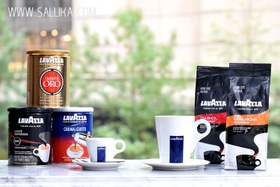 تصویر قهوه لاوازا گوستو فرته ۱۰۰۰ گرم Lavazza Gusto Forte coffee 1000 grams Italy sallika