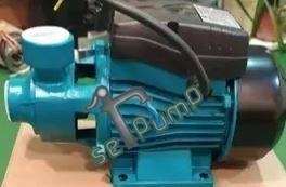 تصویر پمپ آب نیم اسب محیطی آبی برنجی QB60 