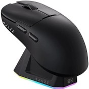 تصویر موس گیمینگ بی سیم ایجز به همراه داک شارژ مدل Ajazz AJ159 Pro 8K 