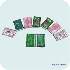 تصویر دستمال کاغذی جیبی فلورا بسته 8 عددی pocket tissue