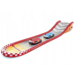 تصویر سرسره بادی بزرگ مدل Racing fun slide اینتکس intex 57167