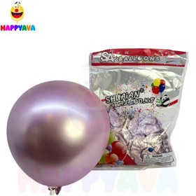 تصویر بادکنک کروم یاسی 