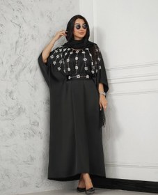 تصویر عبا ساتن مدل صدف 