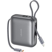 تصویر پاوربانک یوسمز مدل US-CD240 ظرفیت ۱۰ هزار میلی‌آمپر ساعت با توان ۲۰ وات 