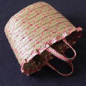 تصویر زنبیل تسمه بافی طرحM013 