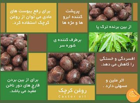 تصویر روغن کرچک سالم 