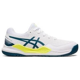 تصویر Asics GEL Resolution 9 GS کفش های تنیس سفید کودکان مردانه و زنانه بزرگ 1044A067 102 