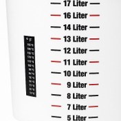 تصویر سطل مناسب تخمیر پلاستیکی Suitable fermentation bucket