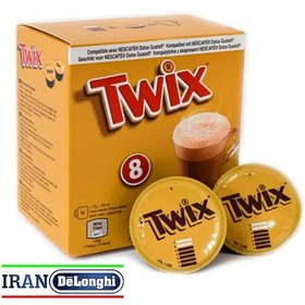 تصویر کپسول قهوه هات چاکلت دولچه گوستو TWIX 