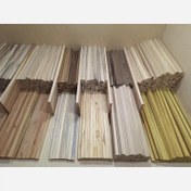 تصویر تیرک ماکت سازی ، 1 در 1 در 30 سانتی متر ،بسته 6 عددی - کاج 