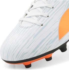 تصویر کفش فوتبال سفید مدل Rapido III FG/AG کد 106572-04 برند puma Rapido III FG/AG White Football Shoes 106572-04