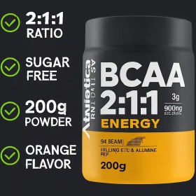 تصویر بی سی ای ای انرژی اتلتیکا 2:1:1 Atlhetica BCAA 2:1:1 ENERGY