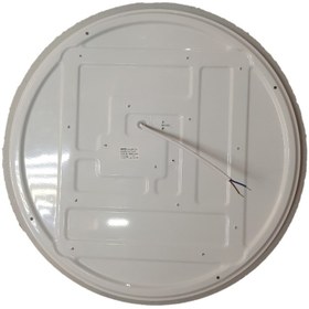 تصویر چراغ سقفی ۳۶ وات مودی مدل دوطبقه دور کریستالی 