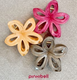 تصویر کلیپس گل شیشه ای vip 