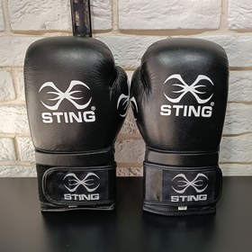 تصویر دستکش بوکس چرم STING کد Fighto (سایز 14OZ) 