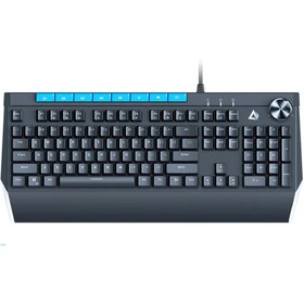 تصویر کیبورد گیمینگ با سیم آکی مدل KMG17 با سوئیچ مکانیکال آبی Aukey KMG17 Blue Mechanical Switch Wired Gaming Keyboard