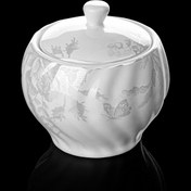 تصویر قندان گلدکیش طرح الینا نقره ای 