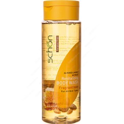 تصویر شامپو بدن شون عسل و بادام 420 میل Schon Body Wash Almond And  Honey Extract 420ml