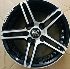 تصویر رینگ اسپرت سایز ۱۴ (۱۰۸×۴) رختراش مشکی ووسن اروند Sport wheel size 14"(4×108) MB Vossen Arvand