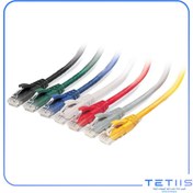 تصویر کابل شبکه پچ کورد CAT6 وی نت طول 30سانتی متر مدل V-NCP6U003 v-net Cat6 UTP Patch Cord V-NCP6U003