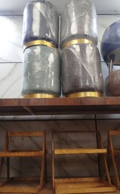 تصویر صندلی پاف استوانه ای تمام پارچه 