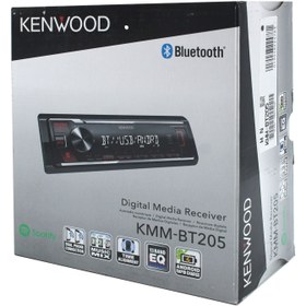 تصویر پخش کنوود مدل KMM-BT205 ا Kenwood KMM-205BT Car Audio Player Kenwood KMM-205BT Car Audio Player