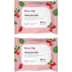 تصویر دستمال مرطوب بیول مدل Rose Hip مجموعه 2 عددی 