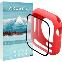 تصویر کاور آکوآرا مدل Jelly Protect مناسب برای اپل واچ سری 10 سایز 46 میلیمتری به همراه محافظ صفحه نمایش 