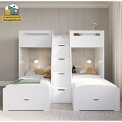 تصویر تخت خواب دو طبقه نوجوان مدل BTDP118 