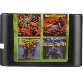 تصویر بازی 4 لبه سگا کد KC-421 SEGA SUPER GAME 4 IN 1 KC-421