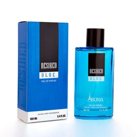 تصویر ادوپرفیوم مردانه مدل Desire Blue حجم 100 میلیلیتر آروما Aroma Desire Blue Eau De Parfum For Man 100 ml