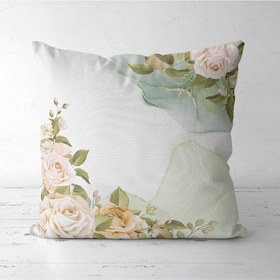 تصویر ست کوسن و رانر کد S140 گلدار_آبرنگی