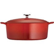 تصویر قابلمه چدن لعاب دار(Enameled Cast Iron) ترامونتینا مدل Dutch Oven سایز ۳۰ 