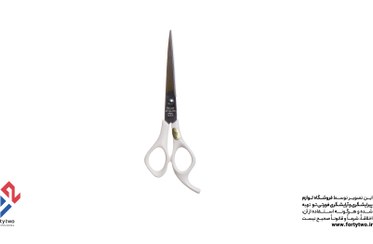 تصویر قیچی آرایشگری ساوی مدل MS400R دسته عسلی بزرگ 