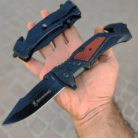 تصویر چاقوی جیبی برونینگ طرح کلاشینکف 