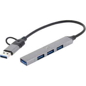 تصویر هاب 4 پورت USB3 پی نت مدل 3619 