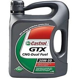 تصویر روغن موتور کاسترول CNG مدل GTX 20W50 SJ حجم 4 لیتر (اصلی) 