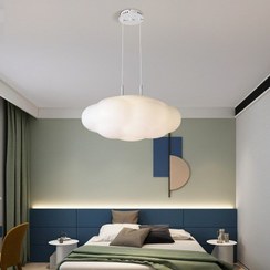 تصویر لوستر ابری 70 سانت سه حالته 