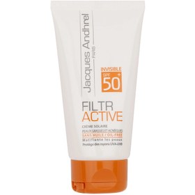 تصویر کرم ضد آفتاب بدون رنگ ژاک آندرل پاریس SPF 50 مدل FILTR ACTIVE ‌مناسب پوست‌های چرب و مستعد آکنه حجم 50 میلی‌لیتر 