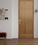 تصویر درب اتاقی و سرویسی CNC طرح شیاری 