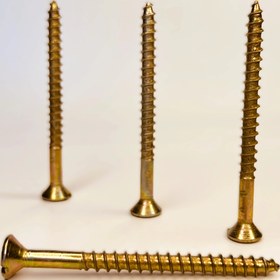 تصویر پیچ چوب 3 در 12 آهنی ضخیم vip الوان چهار سو 3x12 wood screws