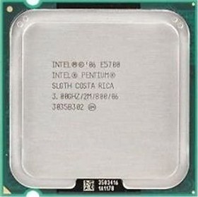 تصویر پردازنده مرکزی اینتل سری Pentium مدل E5700 Try ا Intel Pentium E5700 Desktop Cpu Intel Pentium E5700 Desktop Cpu