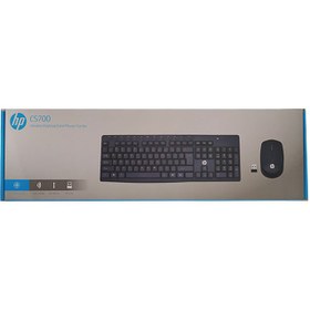 تصویر کیبورد و ماوس بی سیم اچ پی مدل CS700 ا HP CS700 wireless Keyboard and Mouse HP CS700 wireless Keyboard and Mouse