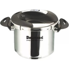 تصویر زودپز استیل دلمونتی کشویی 7 لیتری Delmonti DL1030 Pressure Cooker Delmonti DL1030 Pressure Cooker 7 Liter