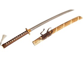 تصویر شمشیر سامورایی واکیزاشی مدل Ron55 