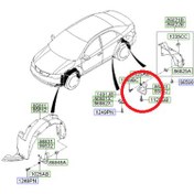 تصویر گل پخش کن عقب چپ سراتو سایپا 